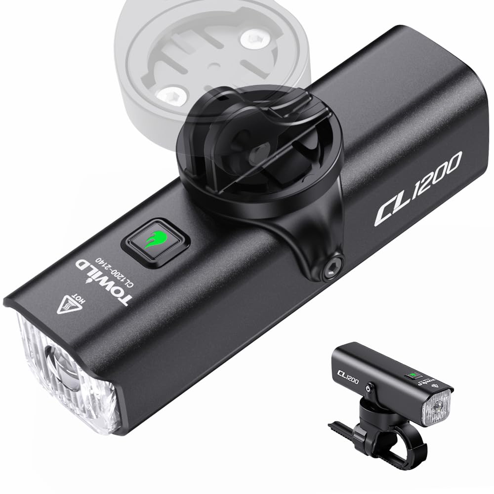 TOWILD CL1200 自転車ライト 1200ルーメン マウント リモコン付 Amazon.com : TOWILD CL1200 Bike Lights for Night Riding,Compatible